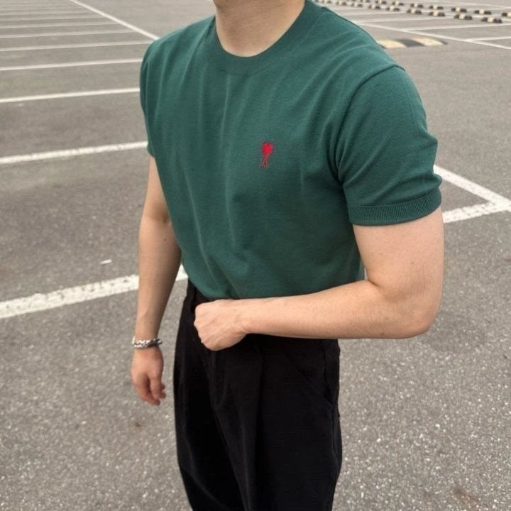 💕 아* 하트로고 쿨 반팔니트