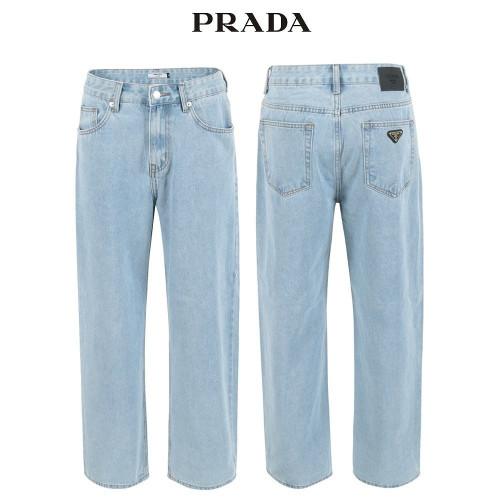 💕 프** 스카이블루 와이드 데님 팬츠