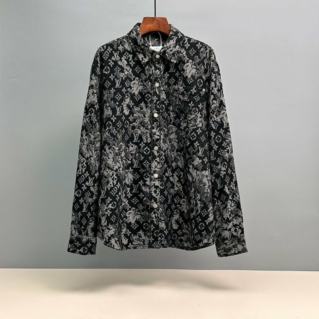 💕 루* 모노그램 데님 자켓