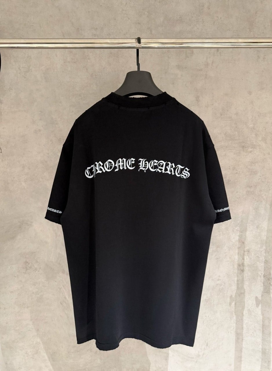 💕 크* 백로고 티셔츠