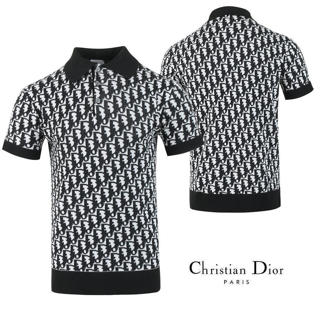 💕 디* 전판 로고 카라 T