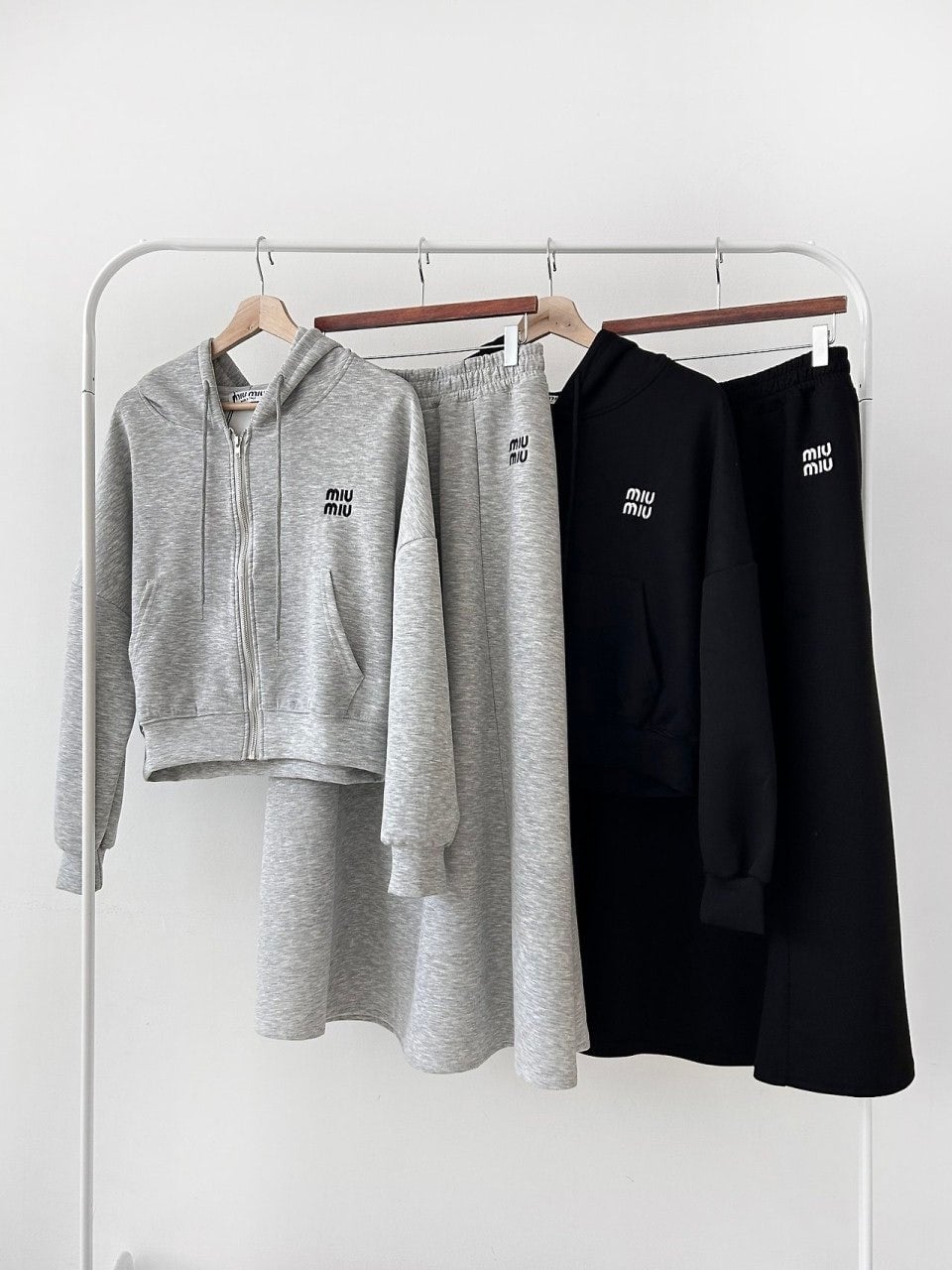 💕 미*** 후드집업 롱스커트 세트