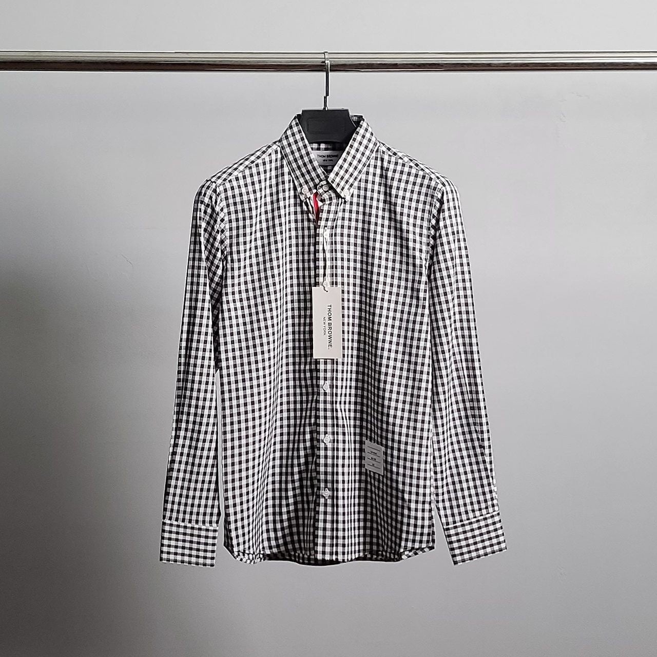 💕 톰* 히든삼선 체크 셔츠