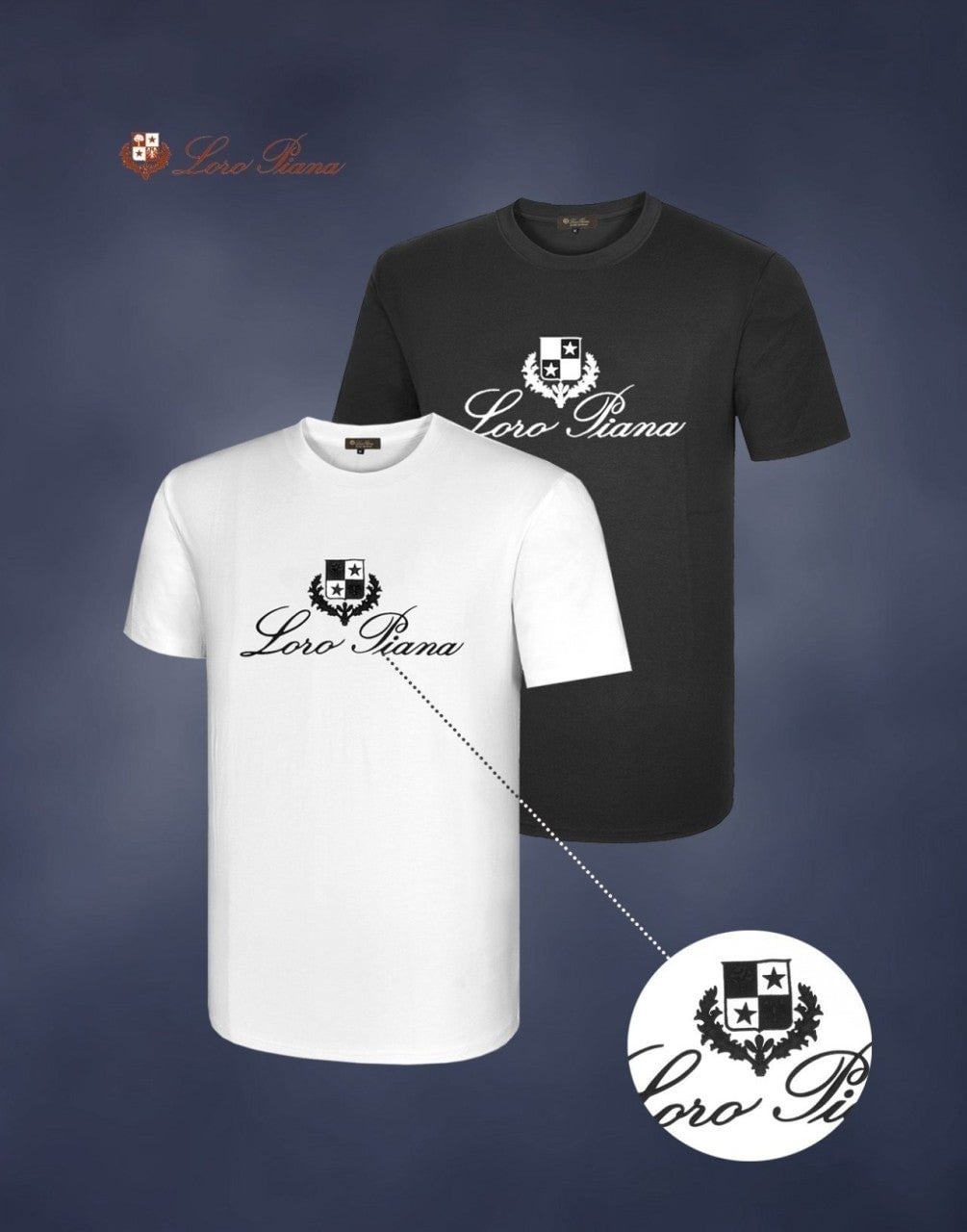 💕 로* 피아나 라운드 반팔 티셔츠