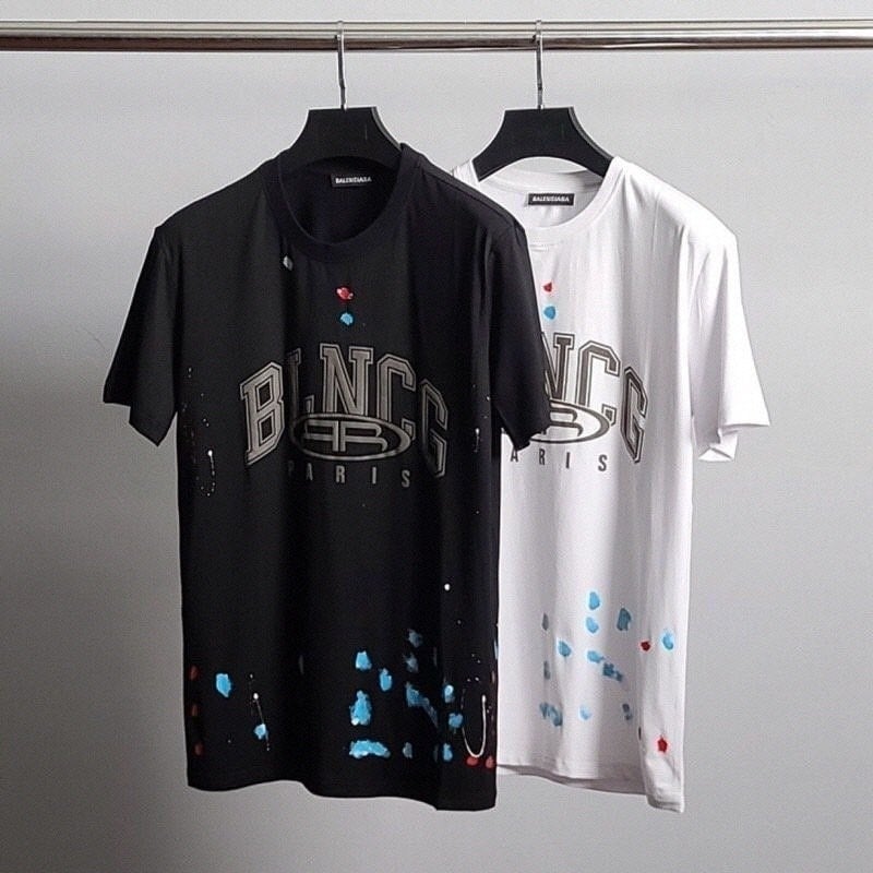 💕 발**** 프린팅 라운드 반팔티셔츠