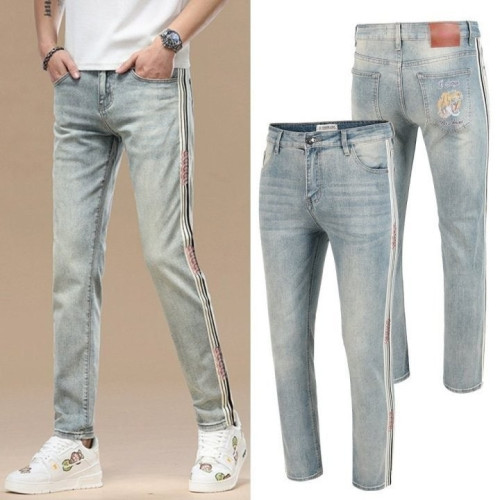 💕 구* 밴딩 타이거 아이스 워싱 청바지